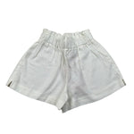 Mariuccia Short Tinta Unita con Elastico In Vita per Bambina MMBP329 BIANCO MARIUCCIA 