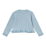 Mayoral Cardigan Tinta Unita Traforato per Neonata 1398 AZZURRO MAYORAL 