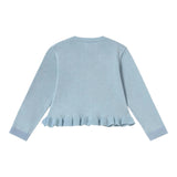 Mayoral Cardigan Tinta Unita Traforato per Neonata 1398 AZZURRO MAYORAL 
