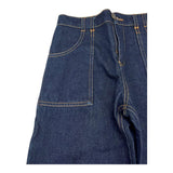 PHILOSOPHY jeans tinta unita modello palazzo con girovita regolabile Blu per Bambina PFPA017 BLU PHILOSOPHY 