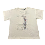 ICEBERG t-shirt girocollo tinta unita con stampa in contrasto Bianco per Bambina TSICE5359J BIANCO ICEBERG 