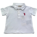 Trussardi Polo Mezza Manica Tinta Unita con Logo per Neonato TIP26002PO BIANCO TRUSSARDI 