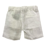 Little Bear Bermuda Tinta Unita con Girovita Regolabile per Neonato 8229N BIANCO LITTLE BEAR 