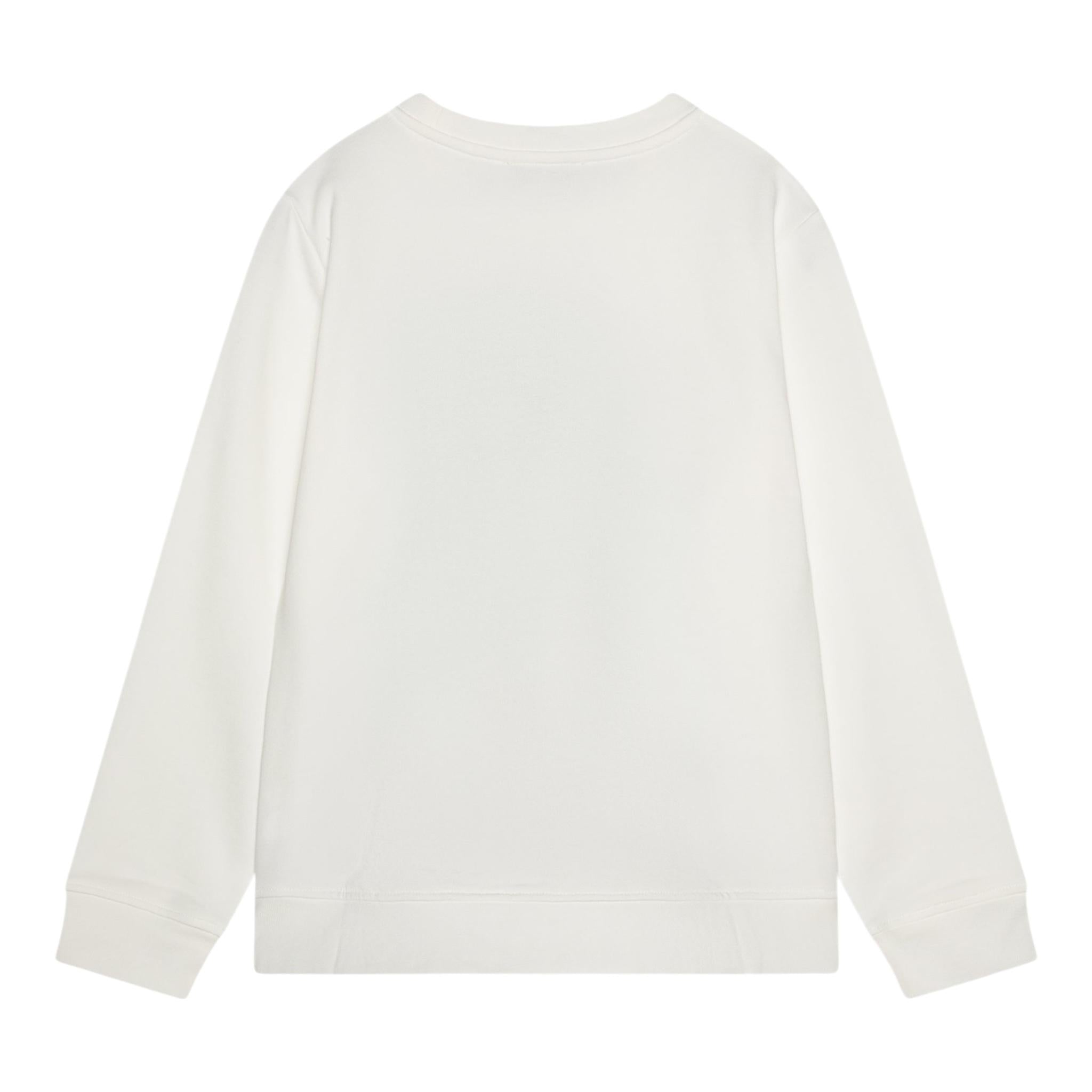 Stella Mccartney Felpa Girocollo Tinta Unita con Stampa per Bambina TW4A80 BIANCO STELLA McCARTNEY 
