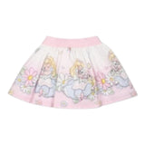 Monnalisa Gonna Tinta Unita con Stampa 'Alice Nel Paese Delle Meraviglie' per Neonata 31E703 ROSA MONNALISA 