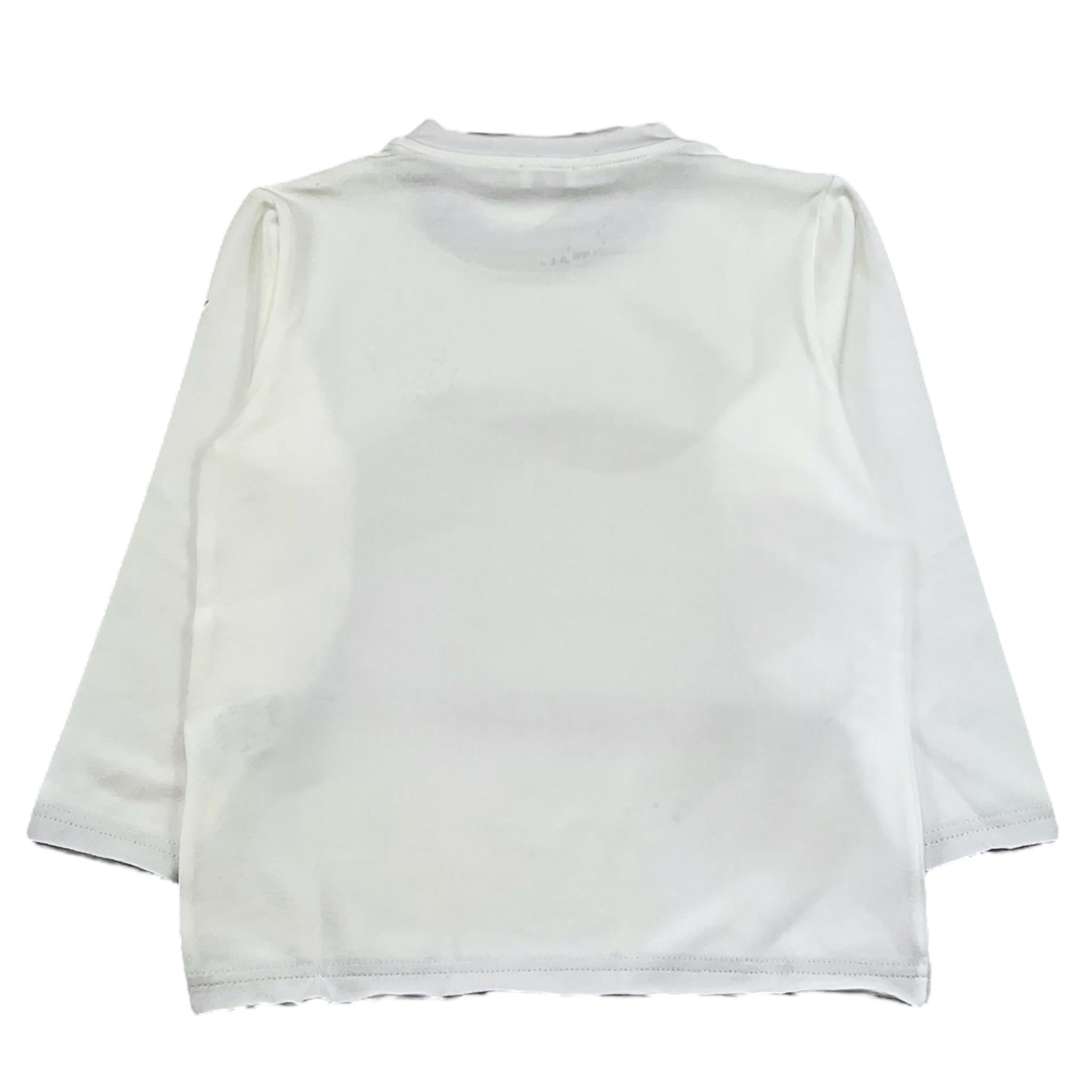 IL GUFO shirt tinta unita con profili in contrasto Bianco per Bambino COATA025M0011 BIANCO IL GUFO 