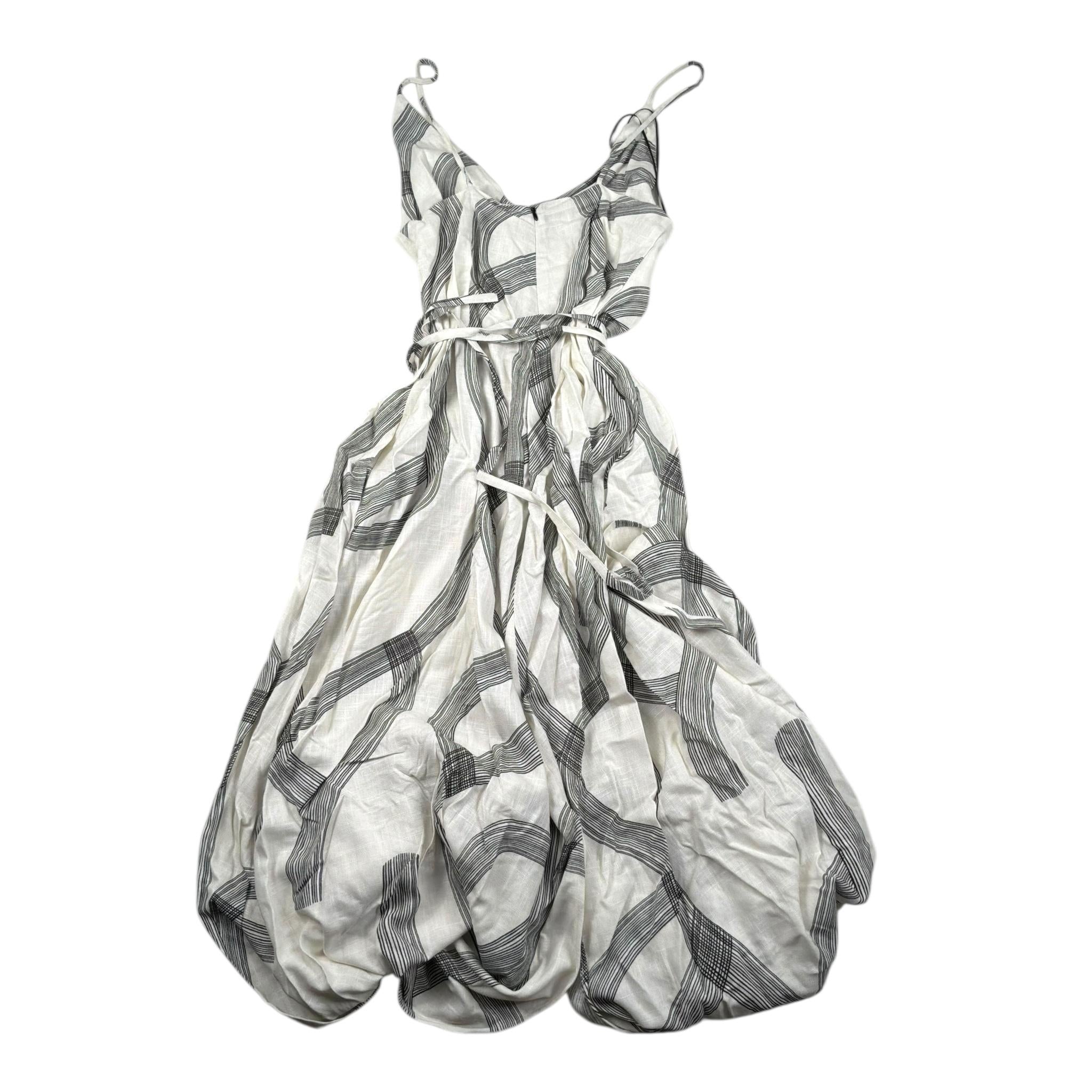 Xacus Abito Bretelline Tinta Unita con Stampe per Bambina 05562 PANNA XACUS 