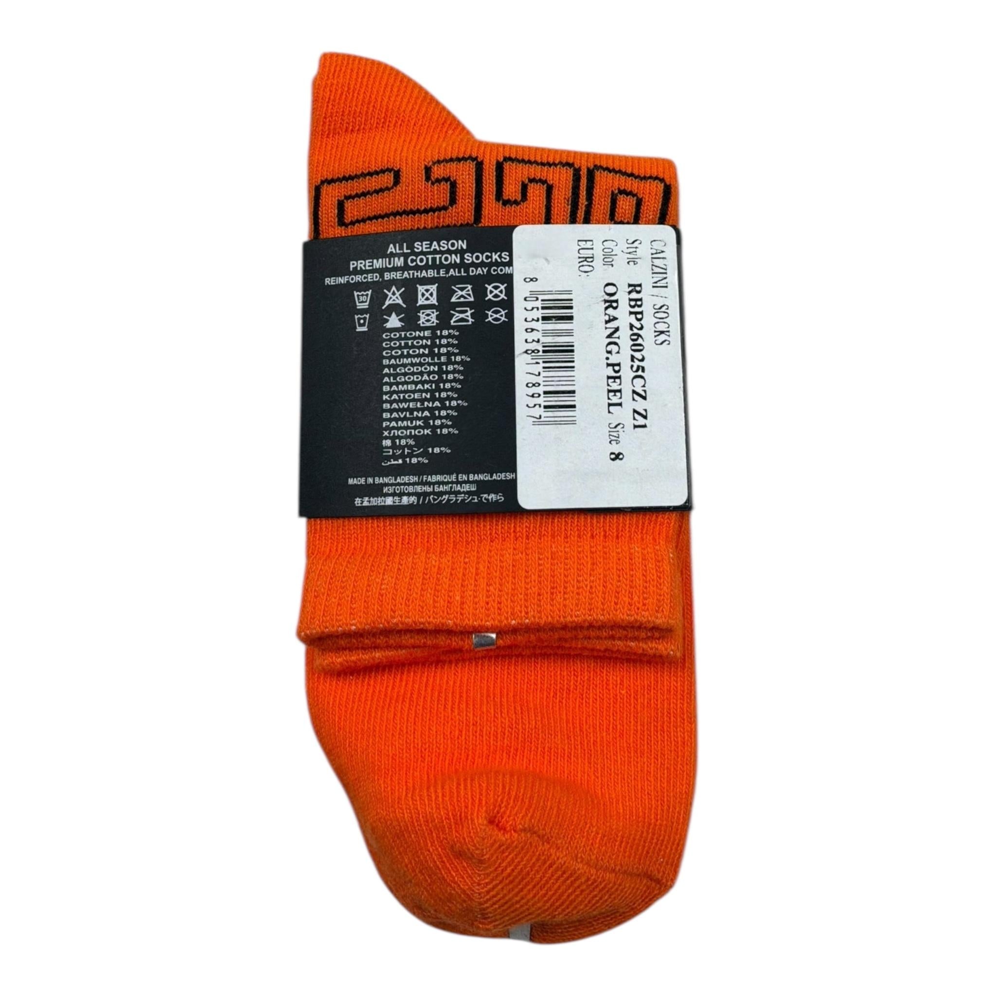 John Richmond Calzini Tinta Unita con Logo per Bambino RBP26025CZ ARANCIONE JOHN RICHMOND 