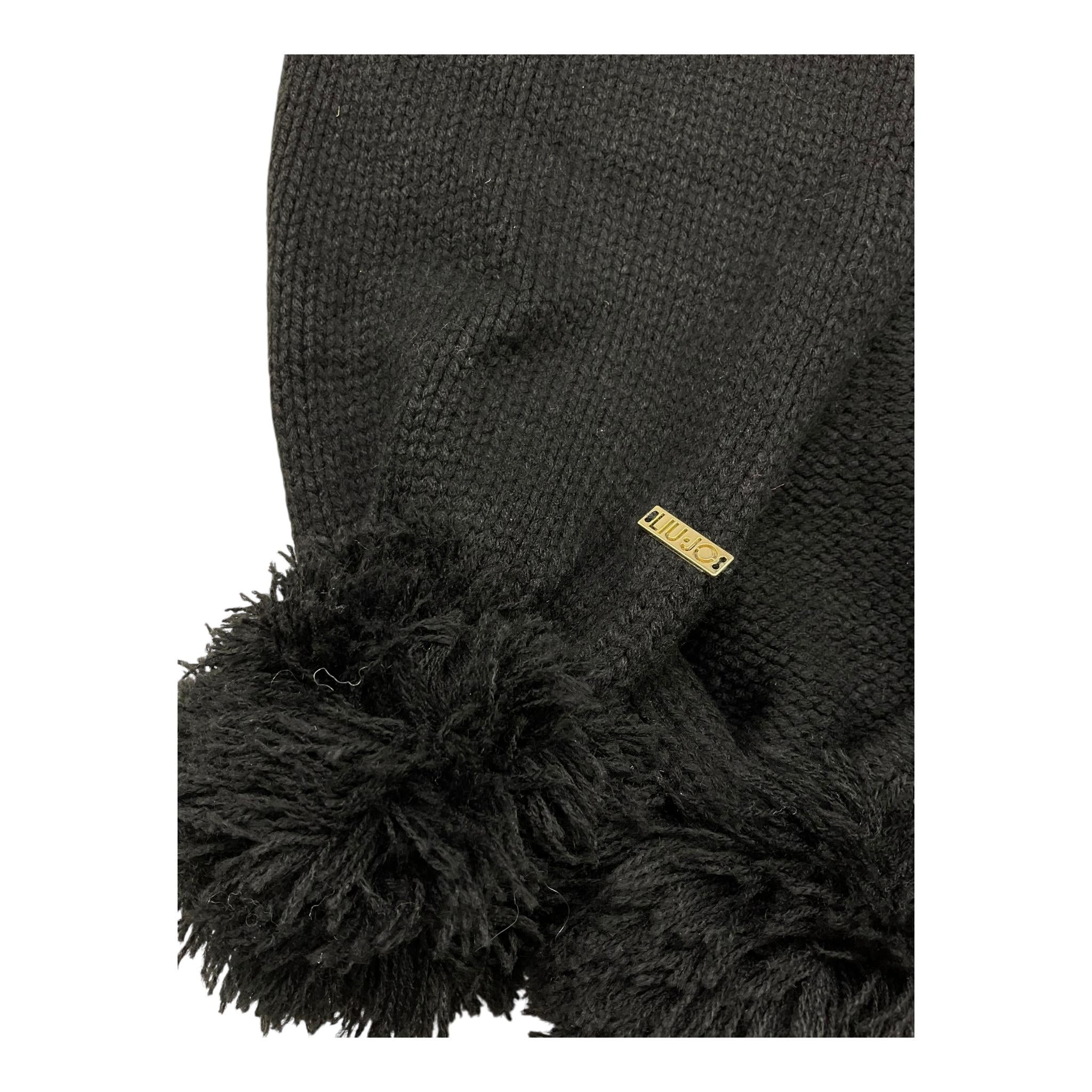 LIU JO sciarpa tinta unita Nero per Bambina GF2192 NERO LIU JO 