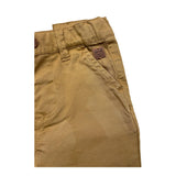 Carre'Ment Beau Pantalone Tinta Unita Con Girovita Regolabile Beige Per Neonato