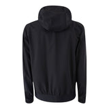 Yes Zee Giubbino Tinta Unita Con Zip E Cappuccio Nero Per Bambino