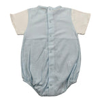 Calamaro Pagliaccetto Bicolore Mezza Manica per Neonato 32330 BIANCO/AZZURRO CALAMARO 