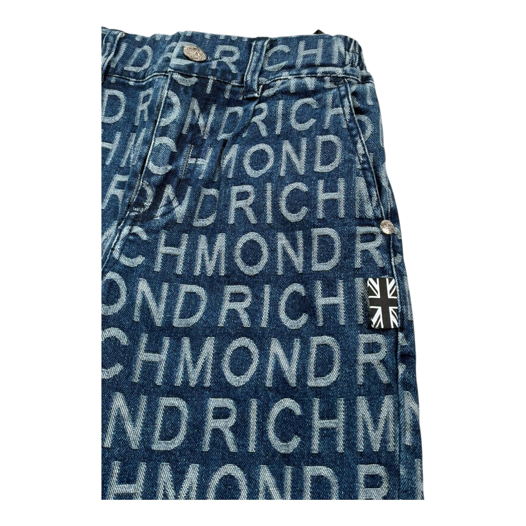 John Richmond  In Denim Tinta Unita con Stampa per Bambina RBP25081BE BLU JOHN RICHMOND 