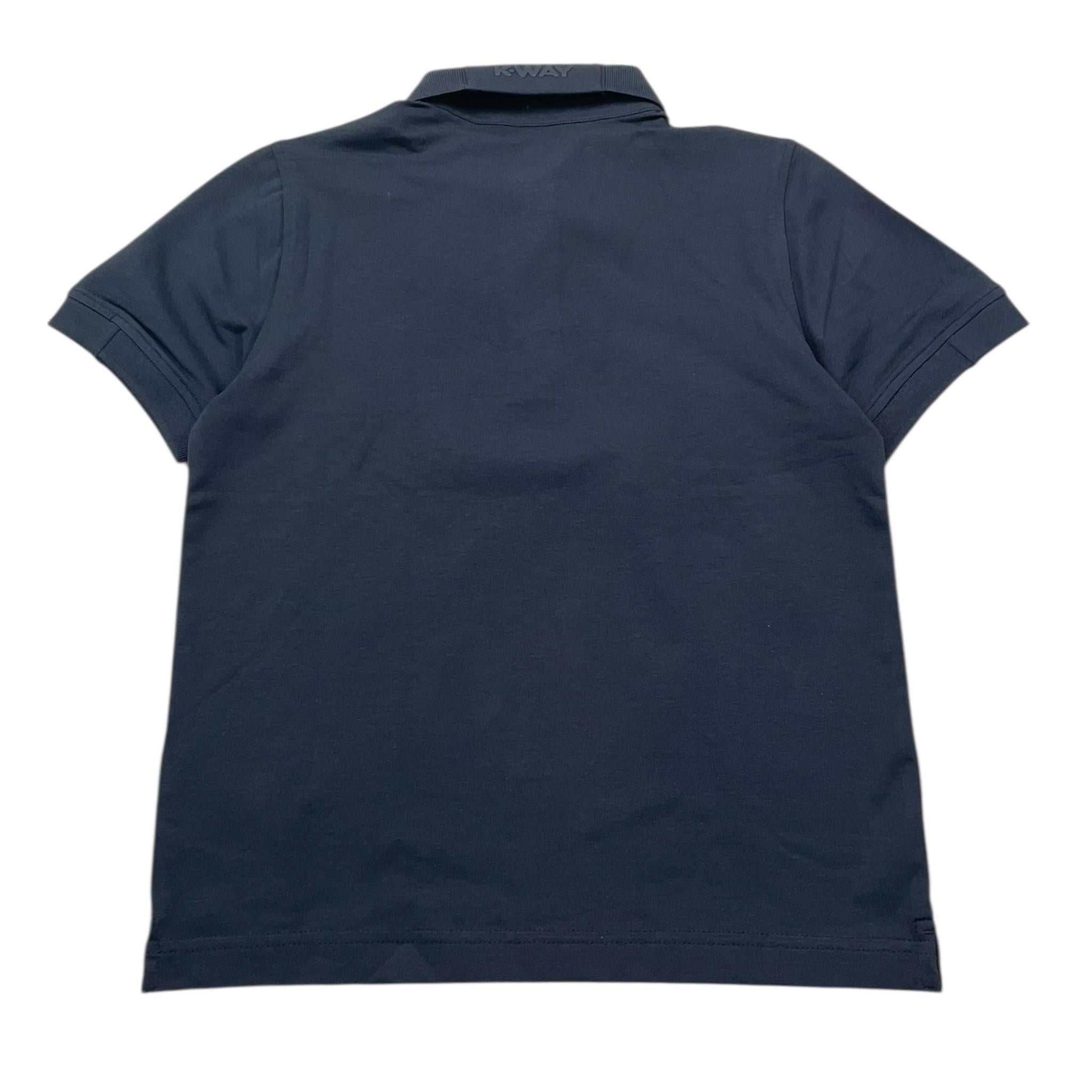 K-Way Polo Mezza Manica Tinta Unita con Logo per Bambino K8136PW BLU K-WAY 