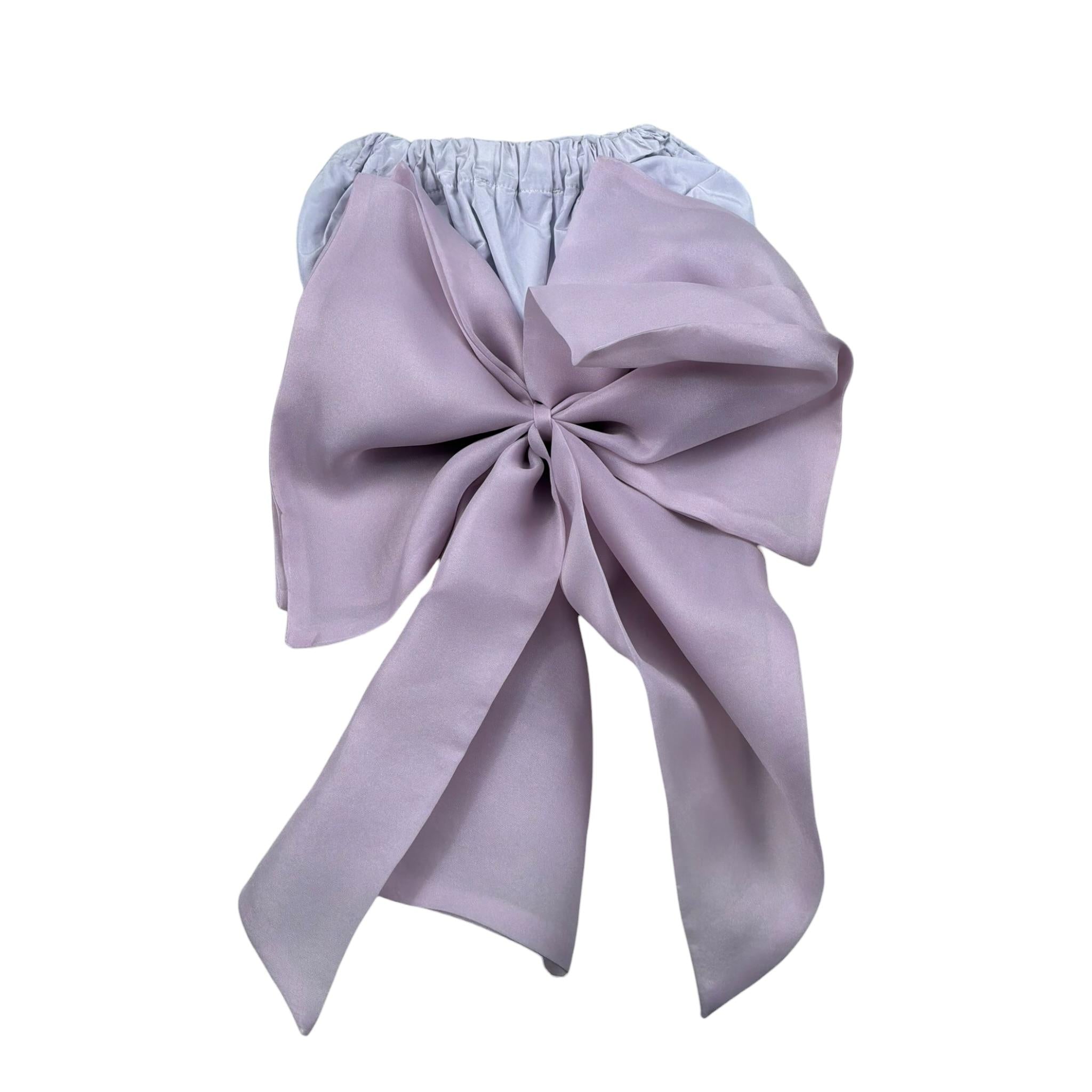 A' La Page Culotte Tinta Unita con Fiocco per Neonata AL255 LILLA A' LA PAGE 