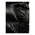 SAVE THE DUCK giubbino tinta unita con zip e cappuccio Nero per Bambina J31280B NERO SAVE THE DUCK 