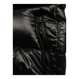 SAVE THE DUCK giubbino tinta unita con zip e cappuccio Nero per Bambina J31280B NERO SAVE THE DUCK 