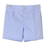 Gucci Bermuda Tinta Unita con Profili Logo per Neonato 810878 AZZURRO GUCCI 