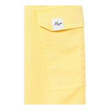 Msgm Gonna In Denim Tinta Unita con Girovita Regolabile per Bambina S5MSJGSK108 GIALLO MSGM 