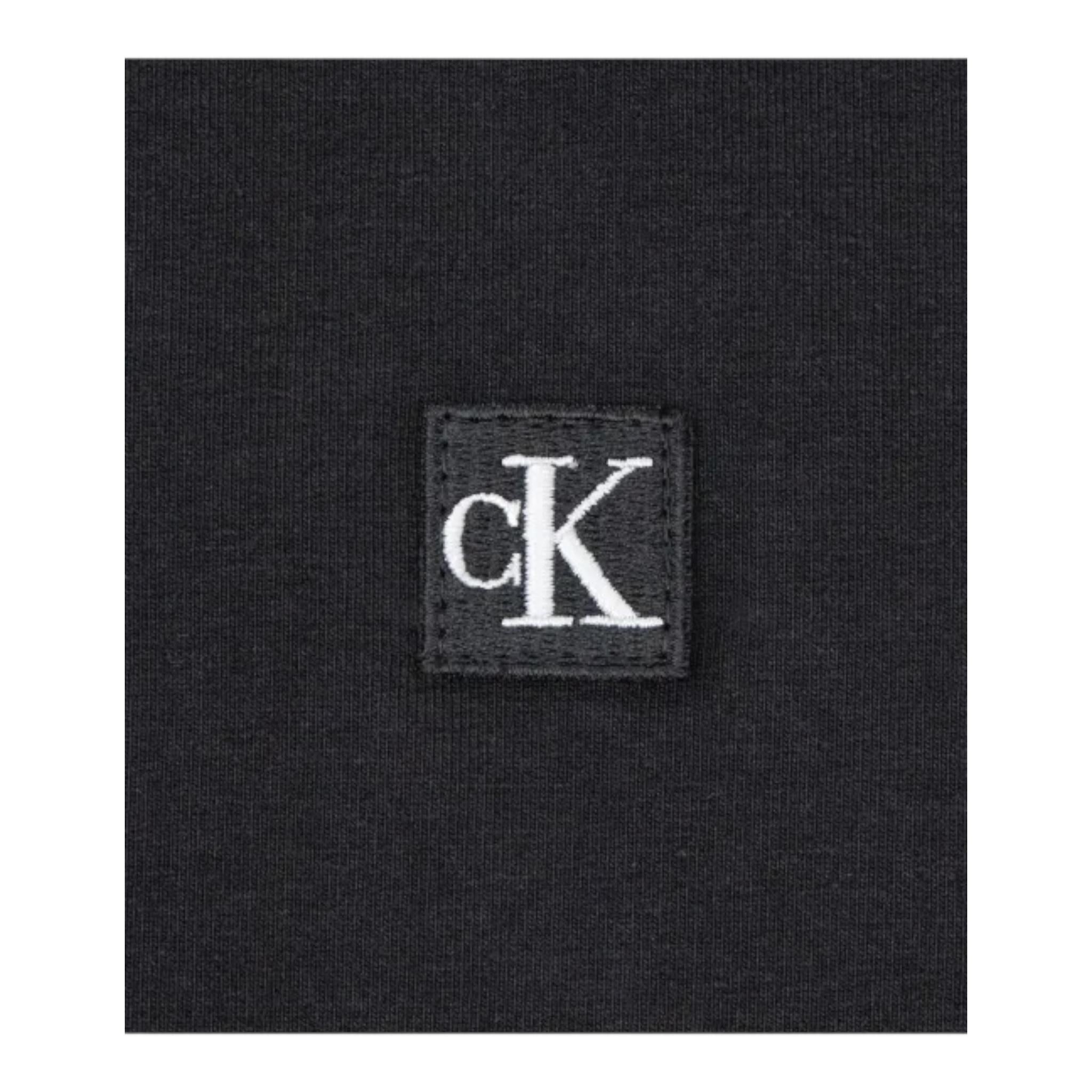 Calvin Klein Canotta Tinta Unita con Logo per Bambina IG0IG02488 NERO CALVIN KLEIN 