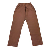 Lalalu' Pantalone Tinta Unita Con Elastico In Vita Marrone Per Bambino