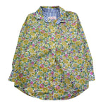 Saint Barth Camicia Manica Lunga Fantasia Floreale per Bambina BRIG00300922 BIANCO SAINT BARTH 