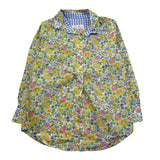 Saint Barth Camicia Manica Lunga Fantasia Floreale per Bambina BRIG00300922 BIANCO SAINT BARTH 