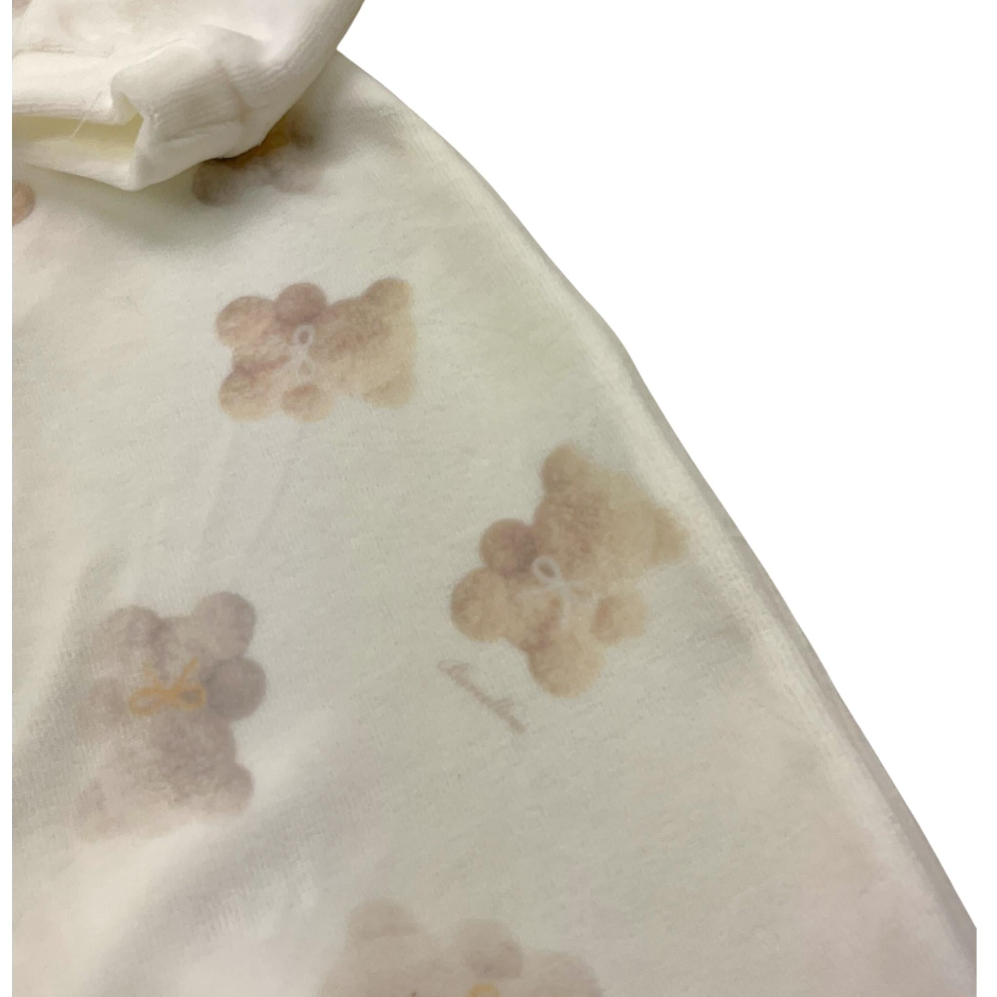 STORY LORIS tutine tinta unita con stampa Bianco per Neonata 115601X BIANCO BARCELLINO 