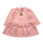 MOSCHINO abito tinta unita con stampa modello felpa Rosa per Neonata MDV0D1 ROSA MOSCHINO 
