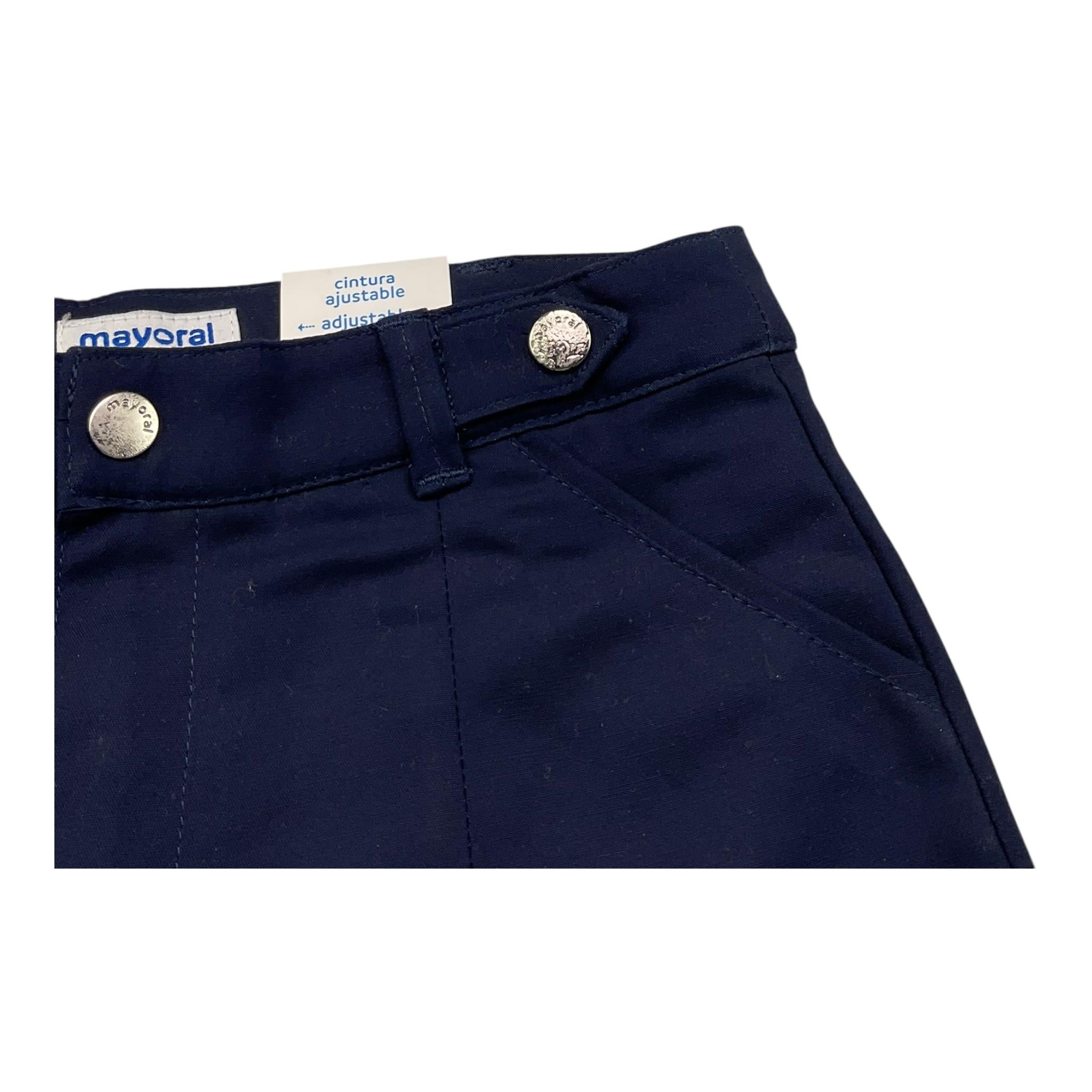 Mayoral Short Tinta Unita con Girovita Regolabile per Bambina 3213 BLU MAYORAL 