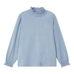 MAYORAL shirt mezzocollo tinta unita con brillantini Azzurro per Bambina 145X AZZURRO MAYORAL 