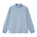 MAYORAL shirt mezzocollo tinta unita con brillantini Azzurro per Bambina 145X AZZURRO MAYORAL 