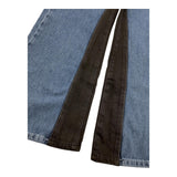 PATRIZIA PEPE jeans tinta unita modello palazzo con profili in contrasto Blu per Bambina 7P0320 BLU PATRIZIA PEPE 