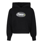 BARROW KIDS felpa tinta unita con cappuccio e stampa Nero per Bambina F4BKJGHS123 NERO BARROW KIDS 