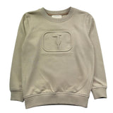 Trussardi Felpa Chiusa Girocollo Tinta Unita per Bambino TBP26157FE BEIGE TRUSSARDI 