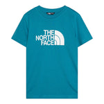 The North Face T-Shirt Girocollo Tinta Unita con Stampa per Bambino NF0A8DRN6H0 BLU THE NORTH FACE 
