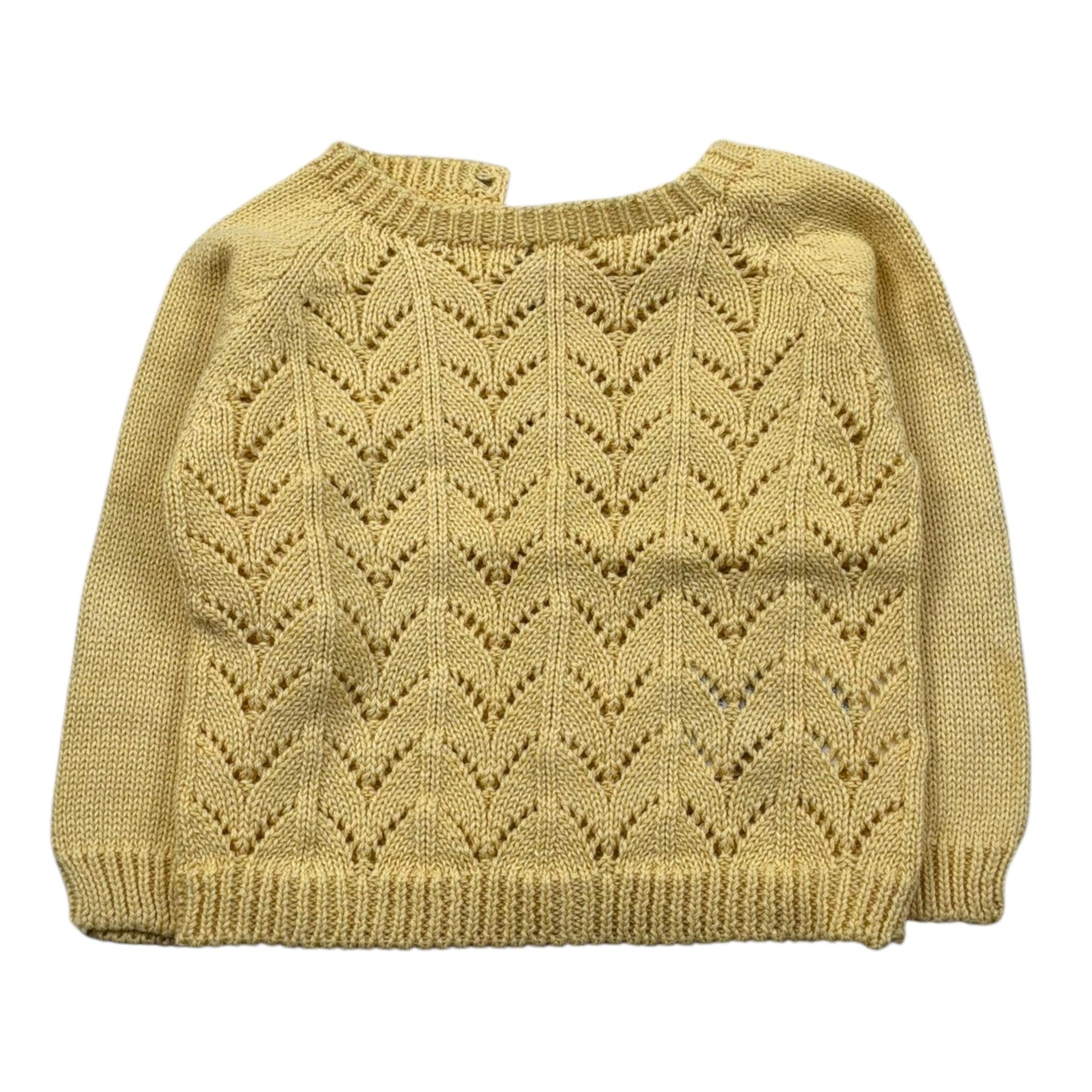 Wedoble Maglia Tinta Unita Traforato per Neonato V2507301A GIALLO WEDOBLE 