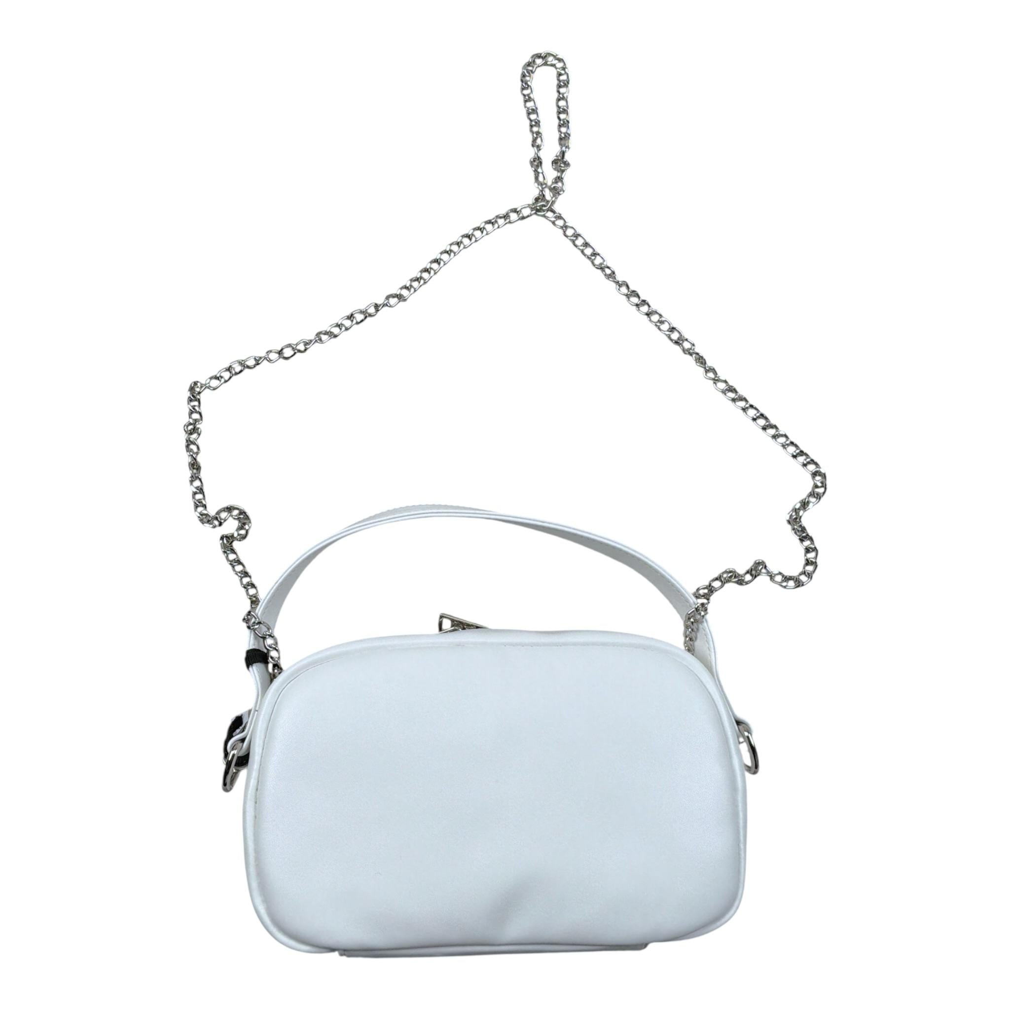 Gaelle Borsa tinta unita con Logo Bianco per Bambina 2746BP00545 BIANCO GAELLE 