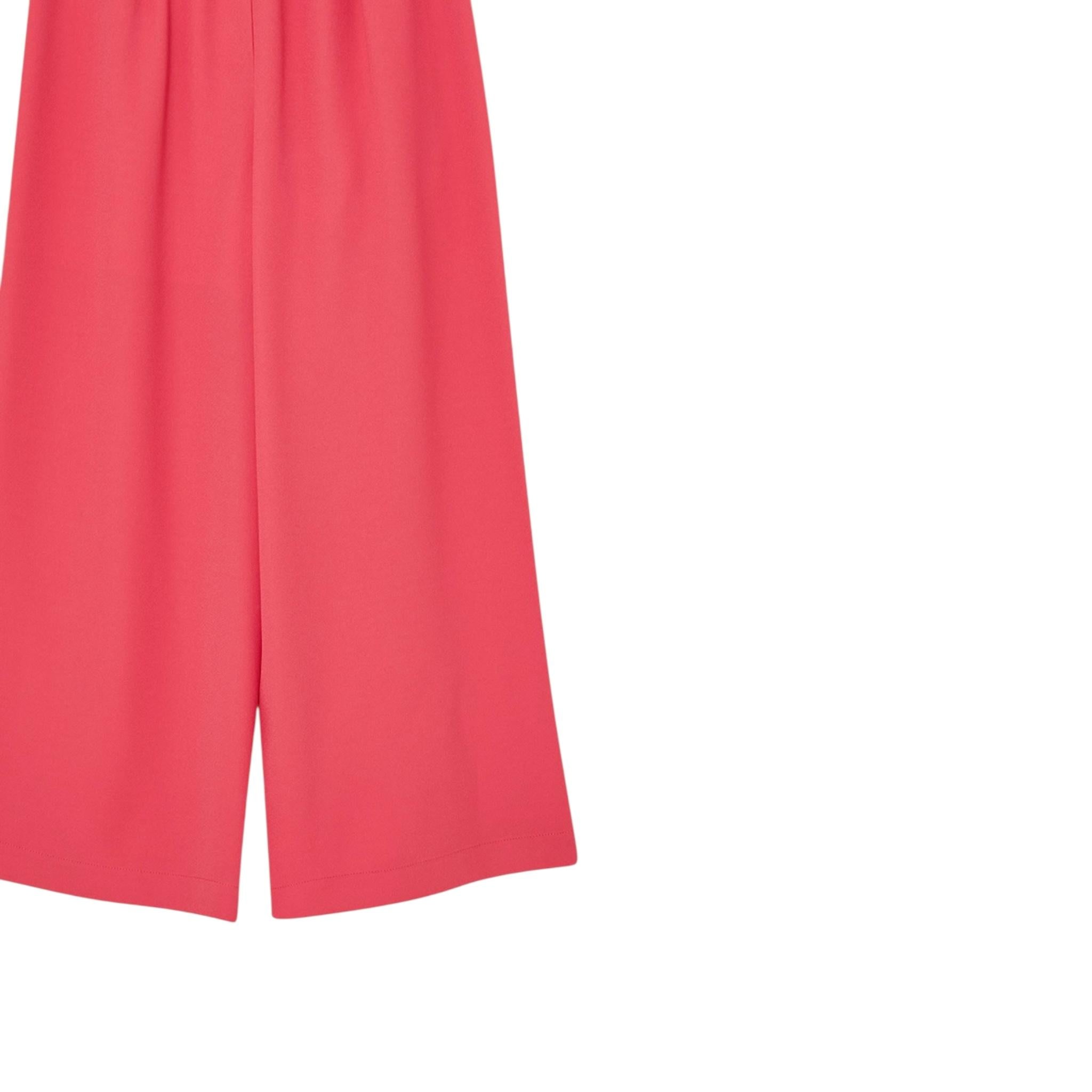 Liu Jo Pantalone Tinta Unita Moodello A Palazzo per Bambina GA5032 SALMONE LIU JO 