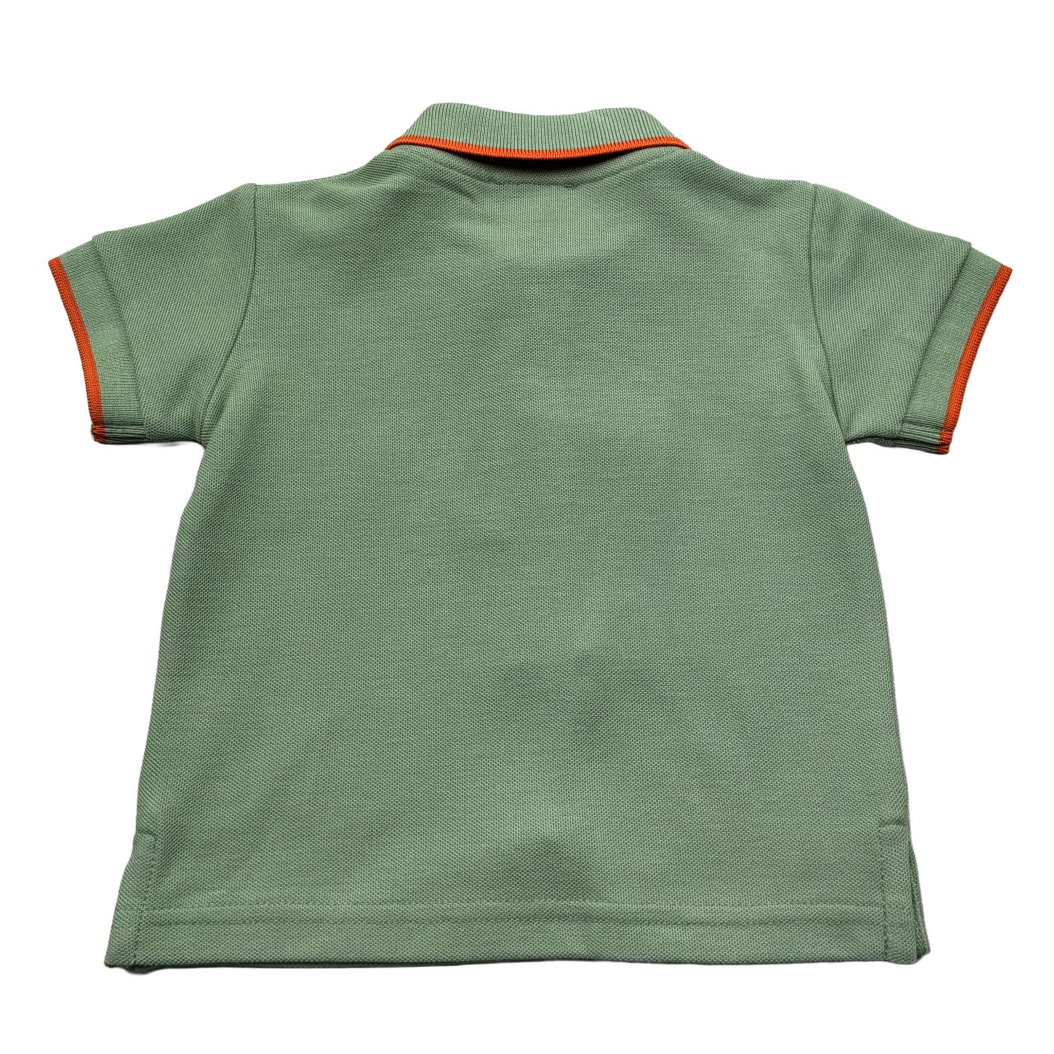 Trussardi Polo Mezza Manica Tinta Unita per Neonato TIP26045PO VERDE TRUSSARDI 