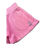 Juicy Couture Short Tinta Unita In Velluto per Bambina JBX6677 ROSA JUICY COUTURE 