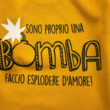 EMC shirt gircollo tinta unita con stampa Giallo per Neonato BX2261 GIALLO EMC 