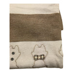 BARCELLINO coperta tinta unita con stampa Beige per Neonata 105323 BEIGE BARCELLINO 