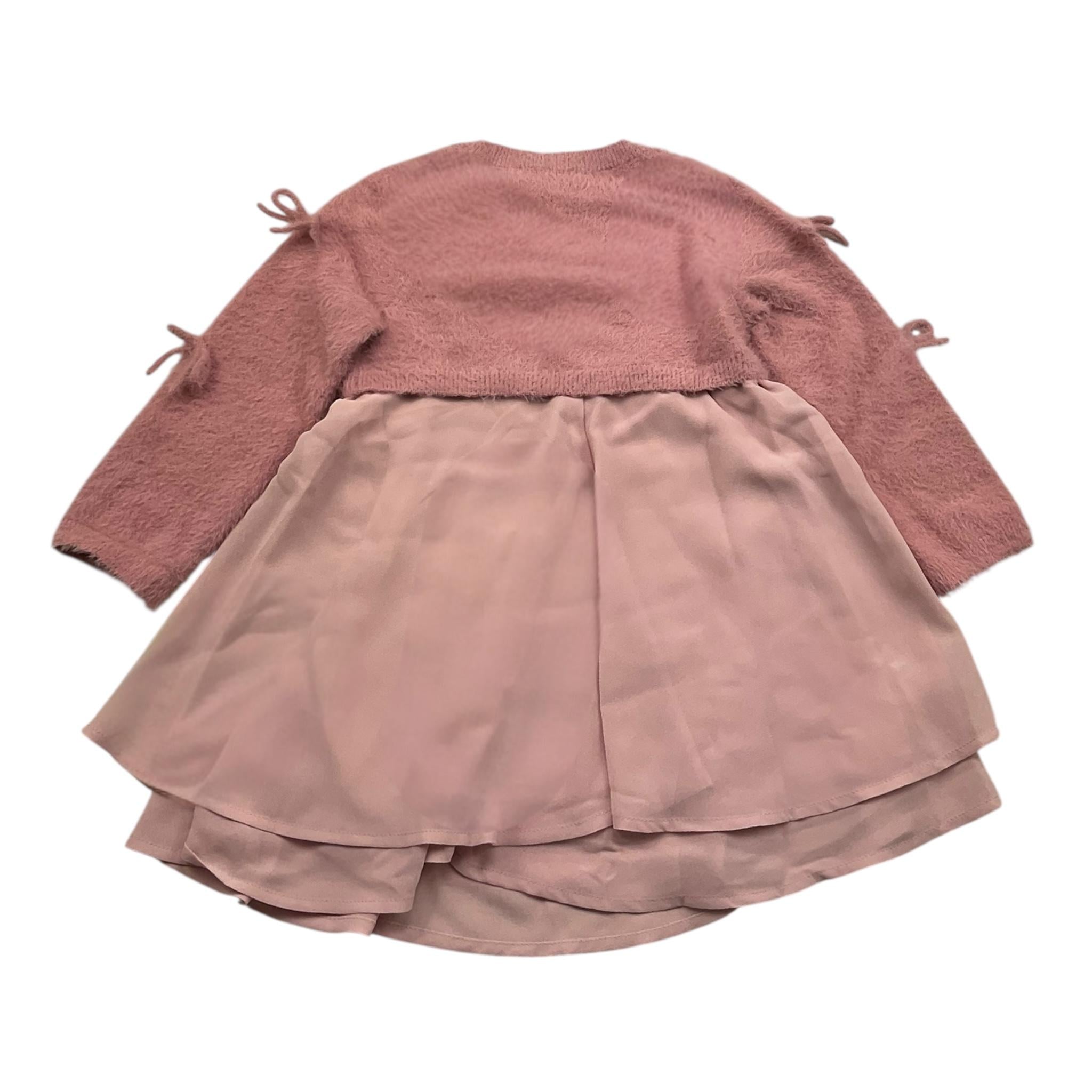 LIU JO abito manica lunga tinta unita Rosa per Neonata KF4097 ROSA LIU JO 