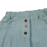 Babyvip Bermuda Tinta Unita con Elastico In Vita per Neonato T8110 VERDE BABYVIP 