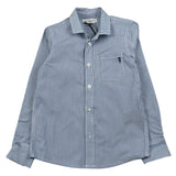 Trussardi Camicia Manica Lunga Fantasia A Righe per Bambino TBP26064CA BLU TRUSSARDI 