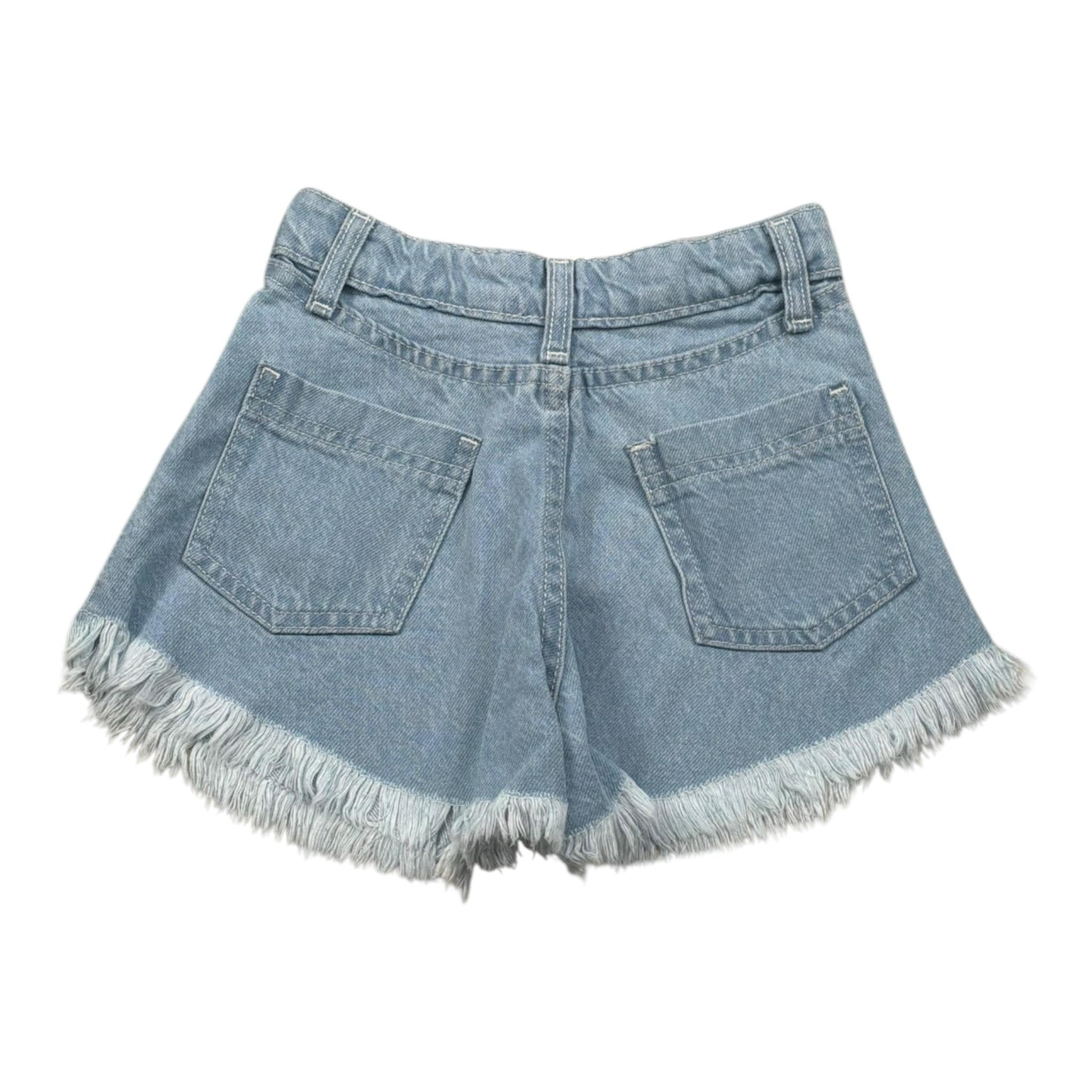 Magil Short In Denim Tinta Unita per Bambina HN25000 AZZURRO MAGIL 