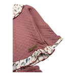 CALAMARO completo 2pz maglia-coulotte tinta unita Rosa per Neonata 11032 ROSA CALAMARO 