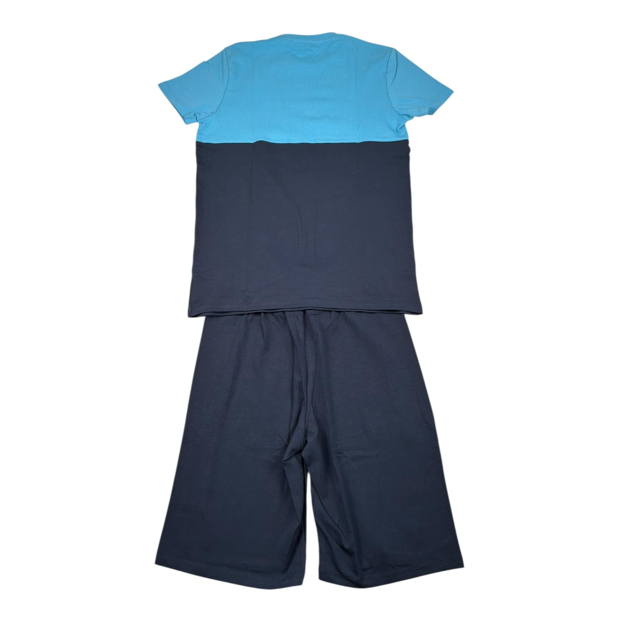 Daniele Alessandrini Completo 2 Pezzi T-Shirt-Bermuda per Bambino 1236K00356 BLU DANIELE ALESSANDRINI 