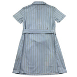 Trussardi Abito Mezza Manica Tinta Unita con Cinturino per Bambina TGP26039VE AZZURRO TRUSSARDI 